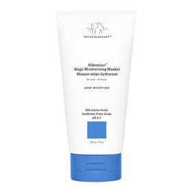 Drunk Elephant Silkamino Masker bottle showing the deep moisture formula for dry hair