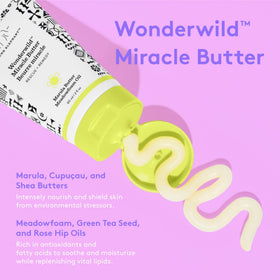 Drunk Elephant Wonderwild Miracle Butter application on hand demonstrates versatile use