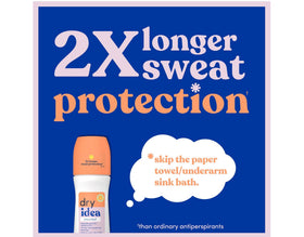 Dermatologist-tested Dry Idea suitable for sensitive skin