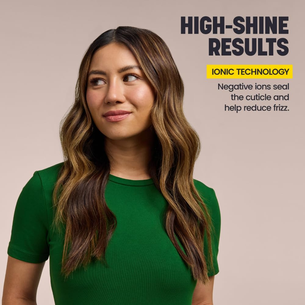 Drybar 3 Day Bender ionic technology reduces frizz and adds shine.