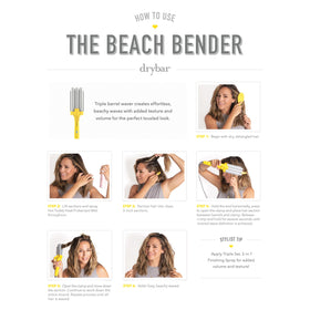 Drybar Beach Bender infrared heating from inside out supports healthy-looking results