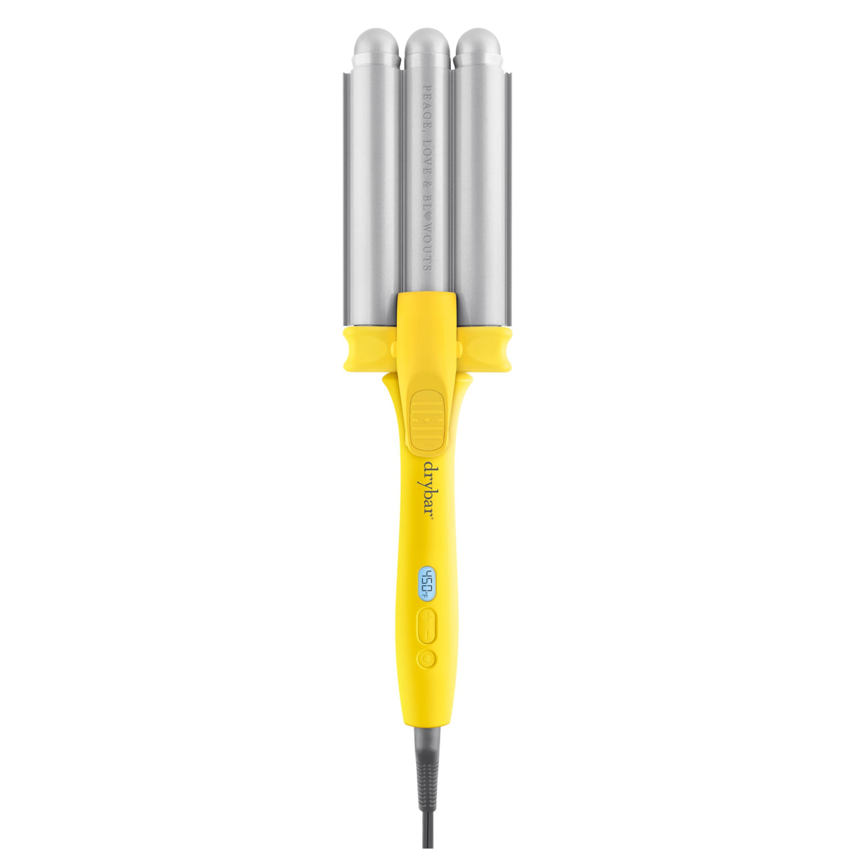 Drybar Beach Bender front view shows deep, defined waves with ease