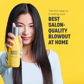 Drybar Blowout Defense Shampoo fragrance notes close-up captures fruity-sweet scent.