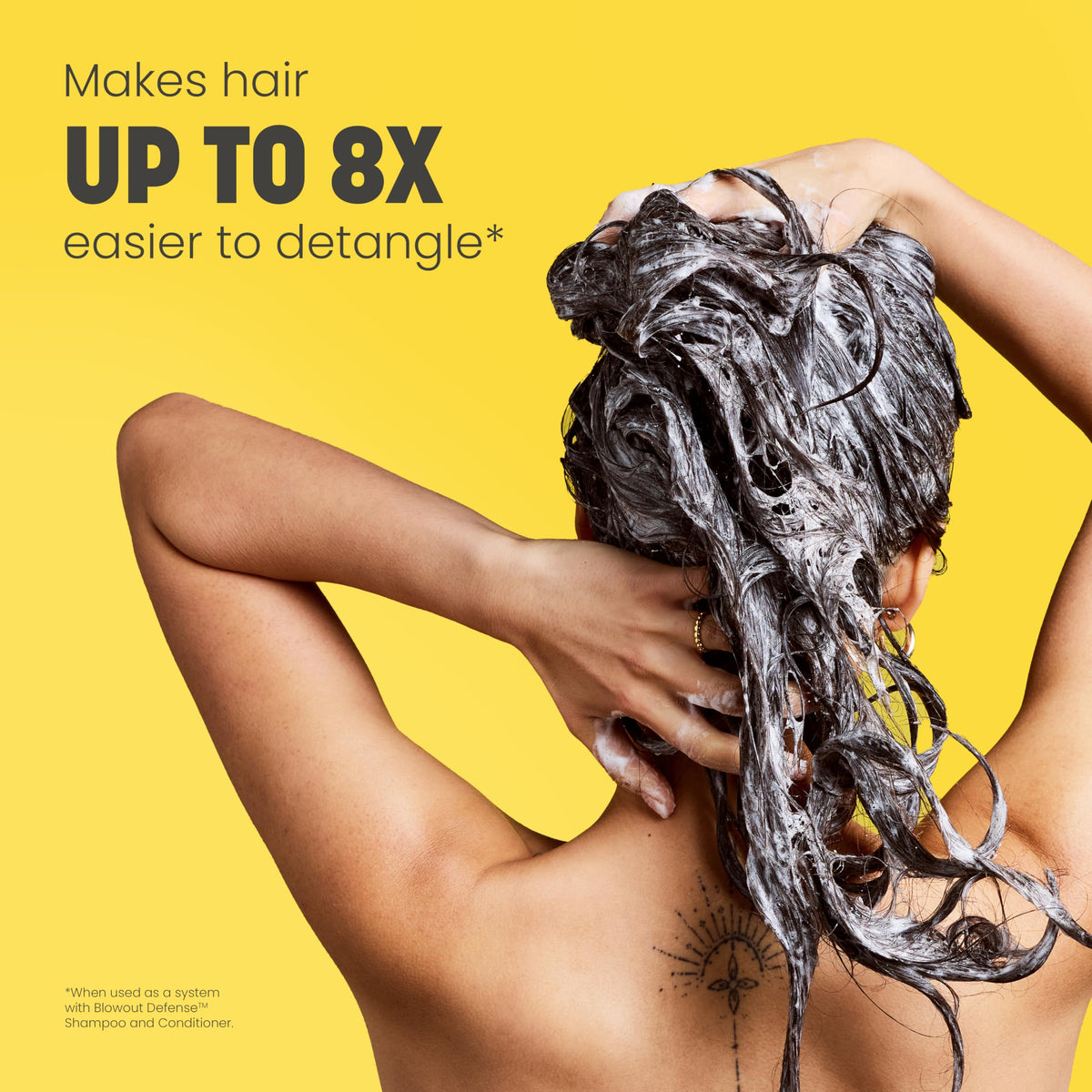 Drybar Blowout Defense system packshot shows complete lineup for extended blowouts.