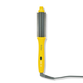 Drybar Curl Party brush handle close-up for comfortable grip and precise styling.