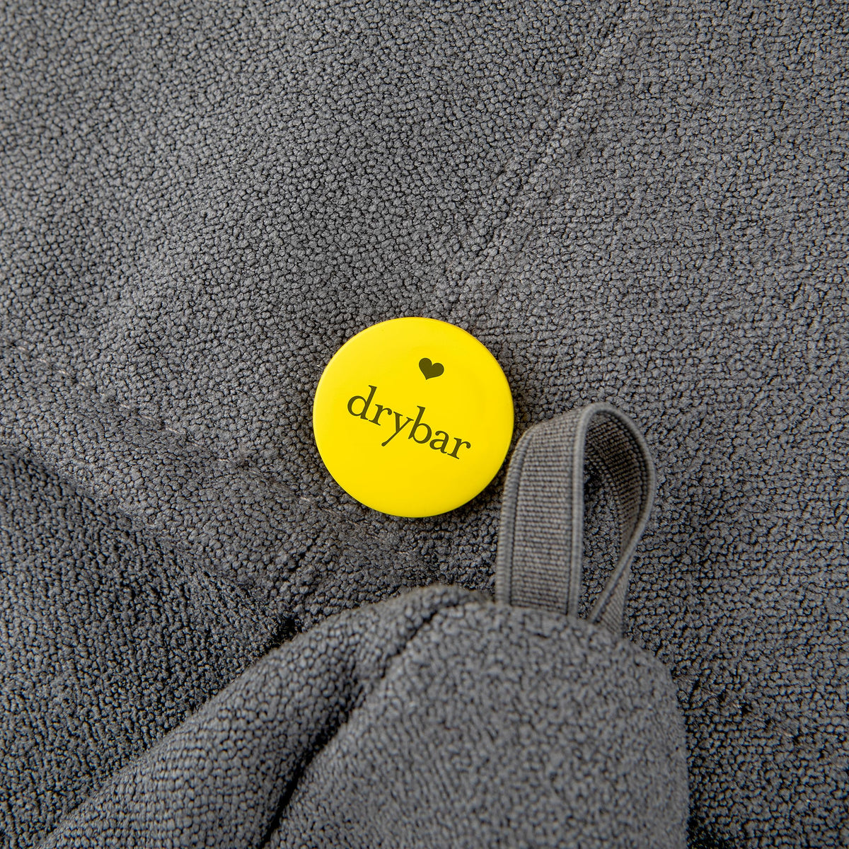 Curls dry with more definition using the Drybar Dry Martini microfiber wrap.