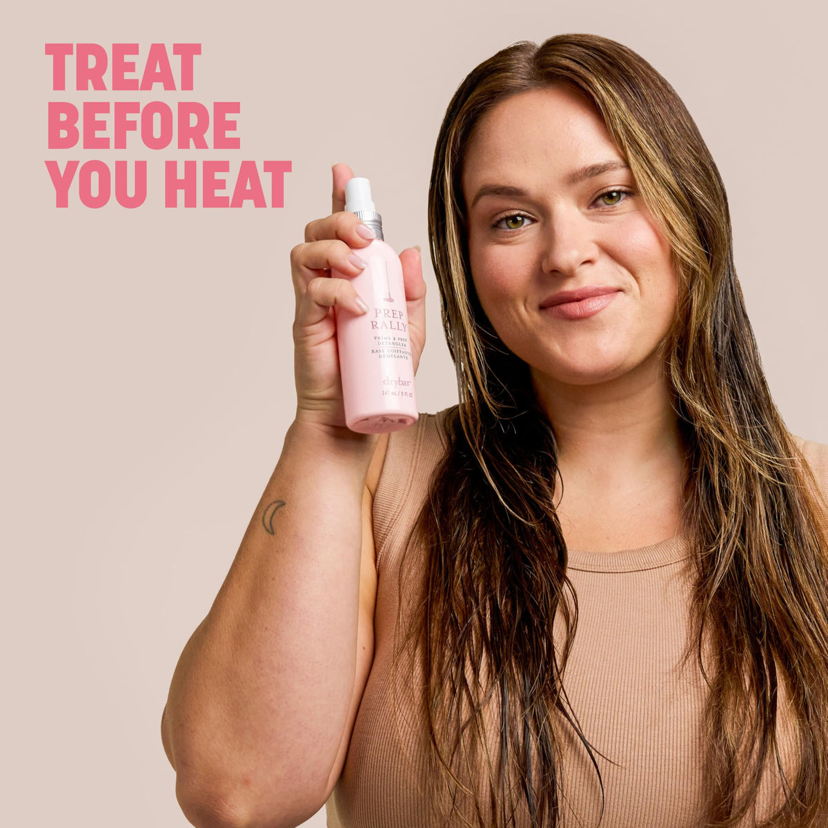 Suitable for all hair types, Drybar Prep Rally nourishes without weighing down