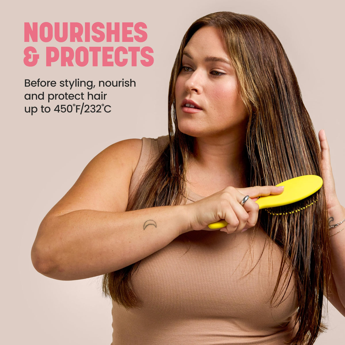 Drybar Prep Rally protects hair up to 450F during styling