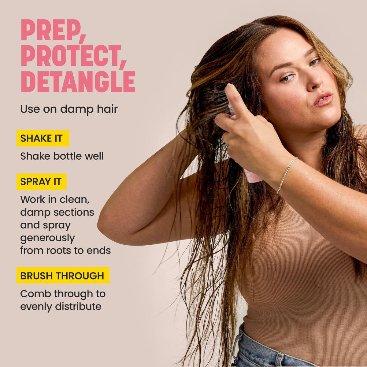 Drybar Prep Rally lightweight mist spreads from roots to ends