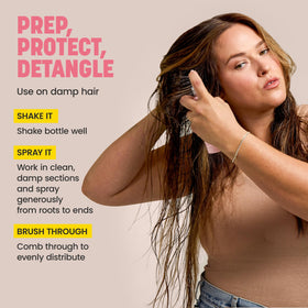 Drybar Prep Rally lightweight mist spreads from roots to ends
