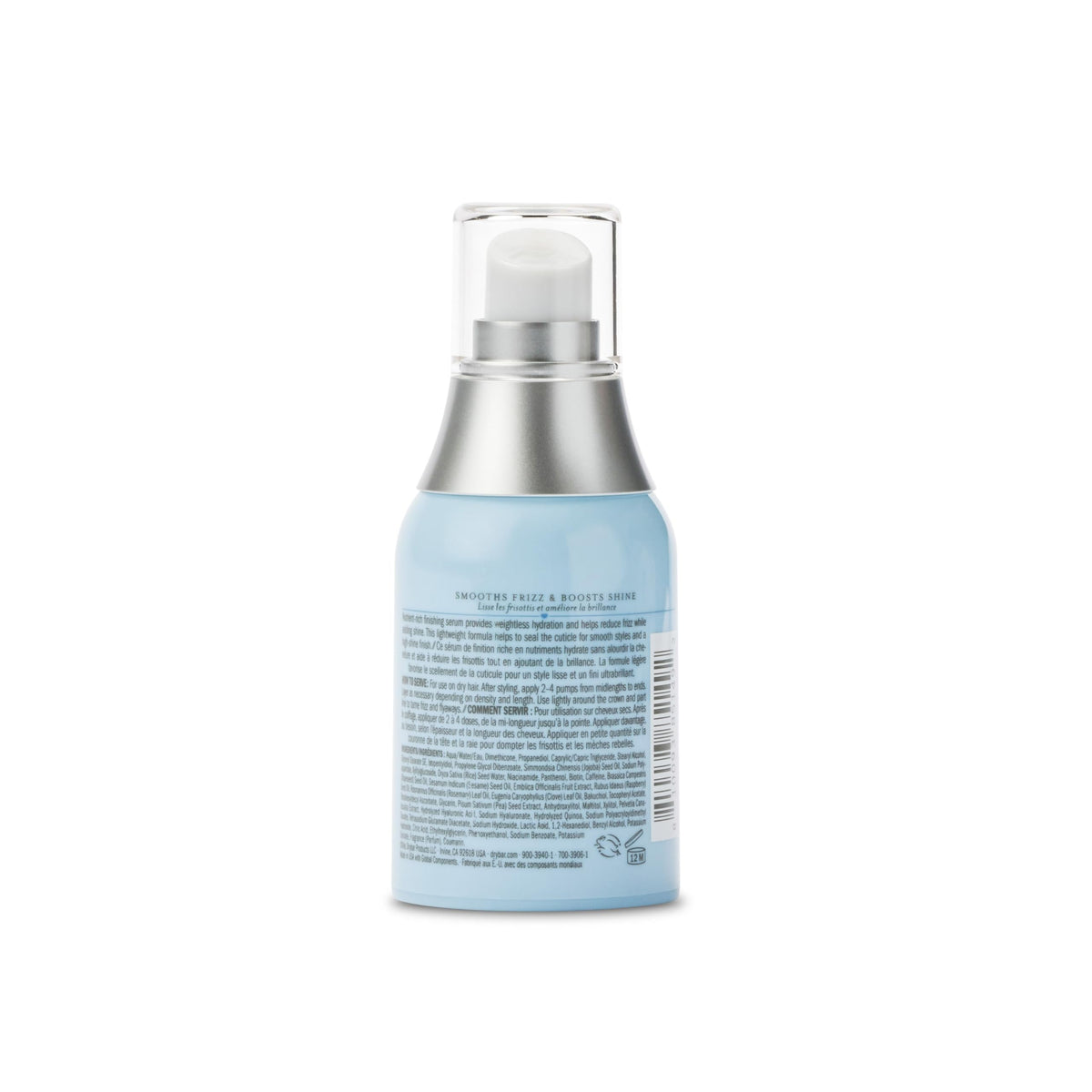 Drybar Liquid Glass vegan, cruelty-free finishing serum with responsible formulation.