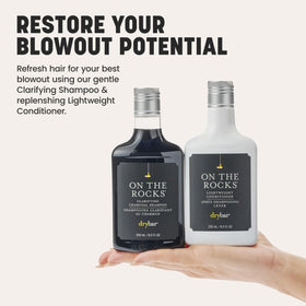 Drybar On The Rocks leave-in in one to five minutes for conditioning
