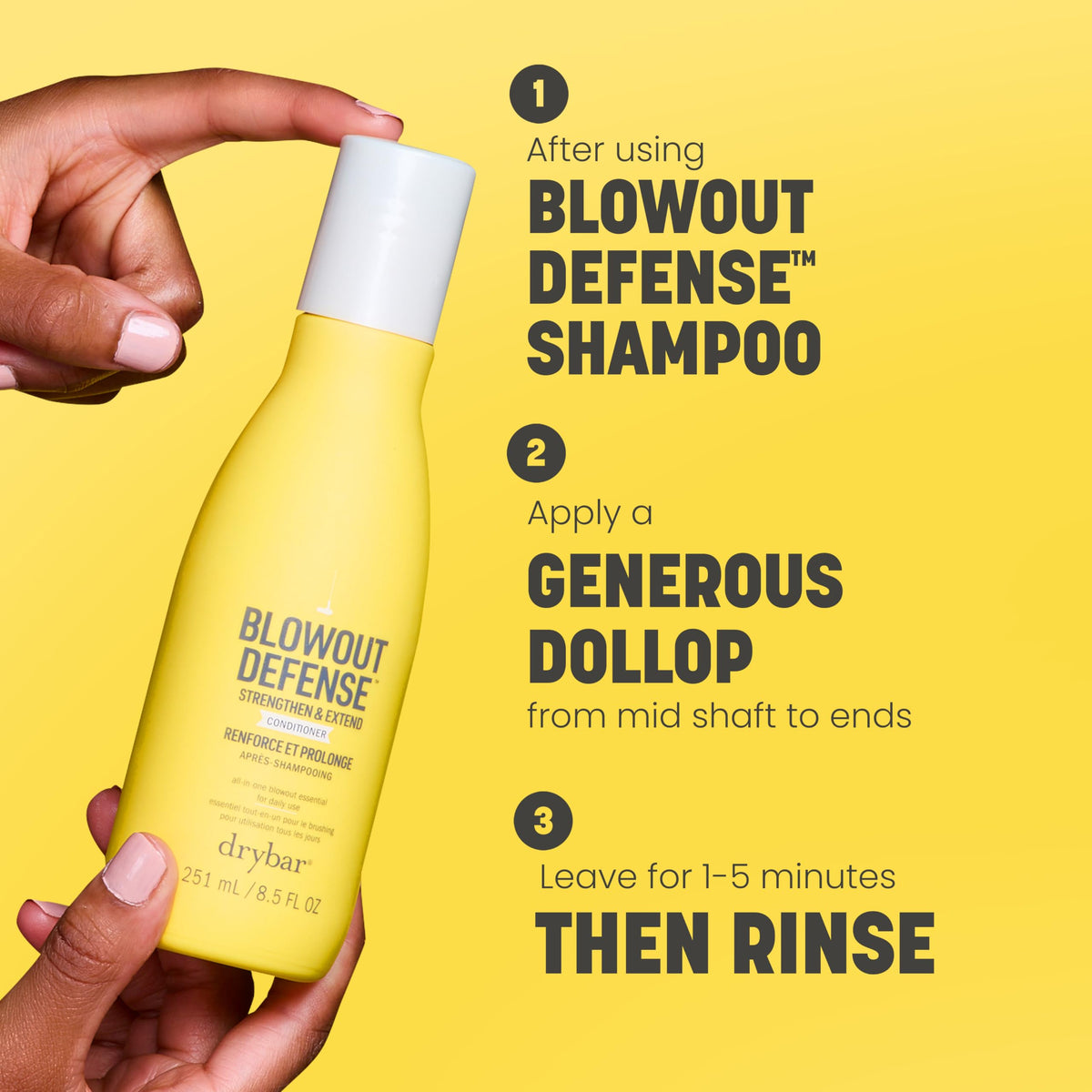 Silky conditioned hair after use showing shine and manageability.