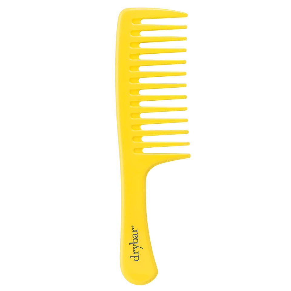 Drybar Slider Wide-Tooth Comb detangles wet hair with minimal tugging and even product distribution