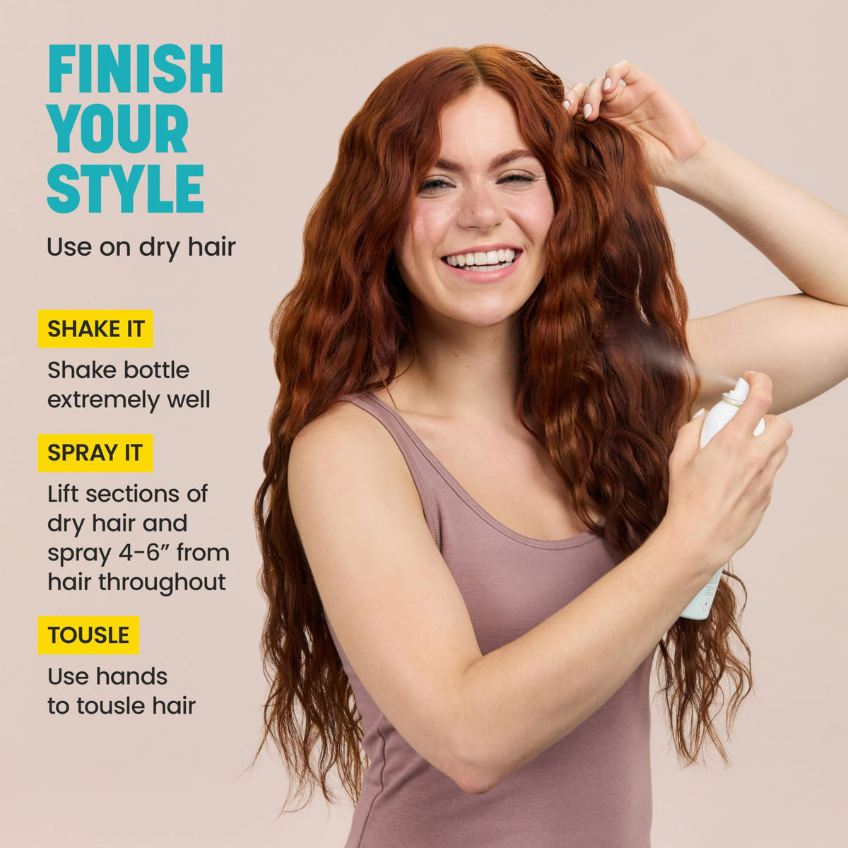 Drybar Triple Sec fragrance cues evoke coconut colada aroma.