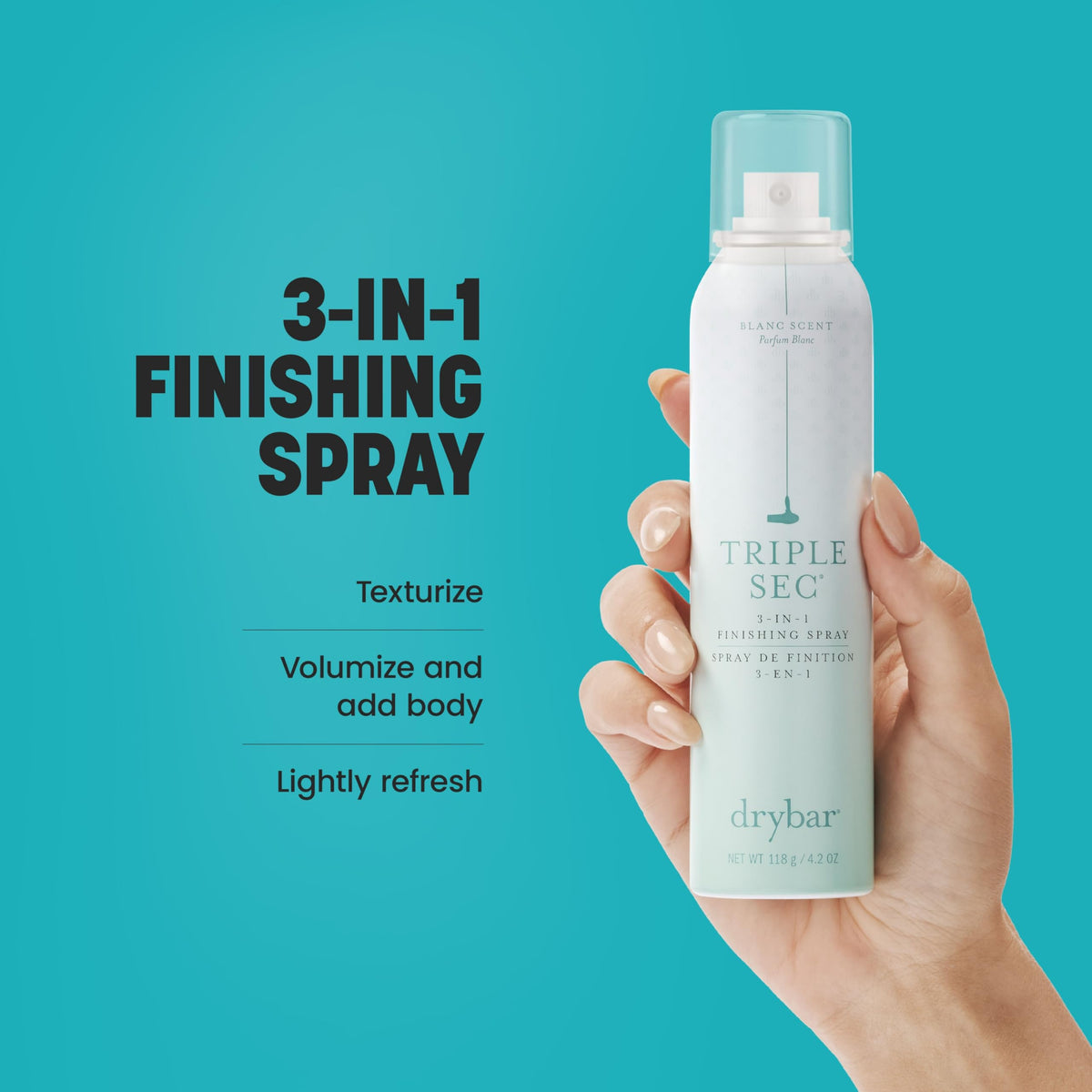 Drybar Triple Sec texture result highlights matte finish and natural separation.