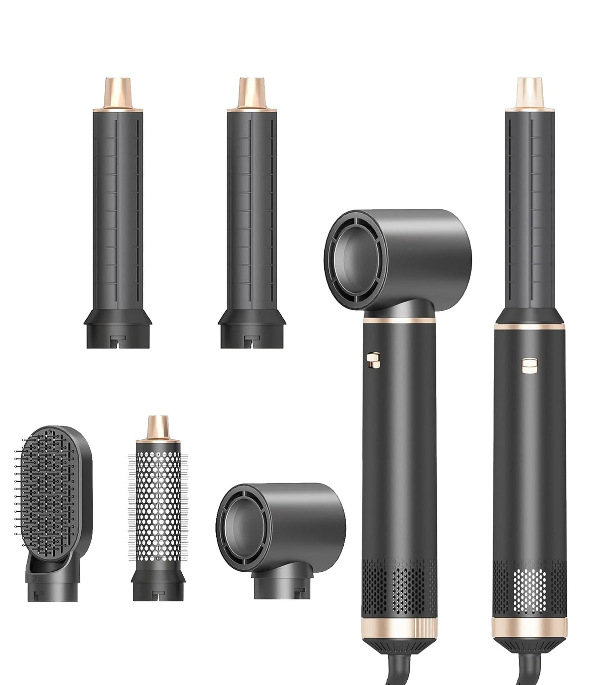 Dryhsip 5-in-1 hair styler overview for versatile curling, drying, and straightening
