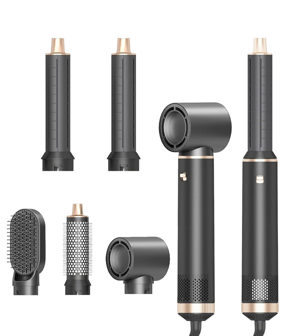 Dryhsip 5-in-1 hair styler overview for versatile curling, drying, and straightening