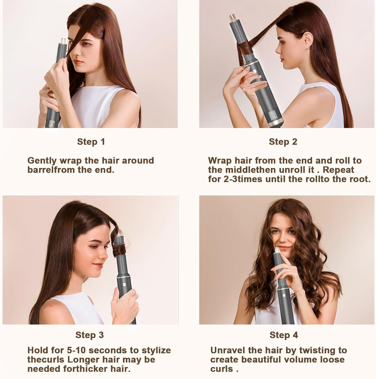 Dryhsip styling brush attachment helps shape and smooth