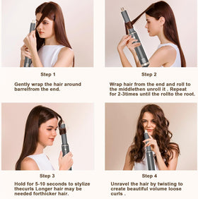 Dryhsip styling brush attachment helps shape and smooth