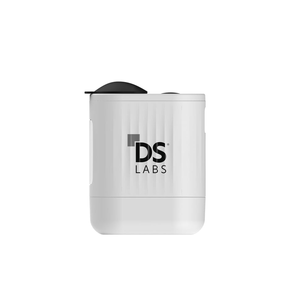 DS Laboratories Scalp Activator device in use for precise, mess-free treatment delivery.