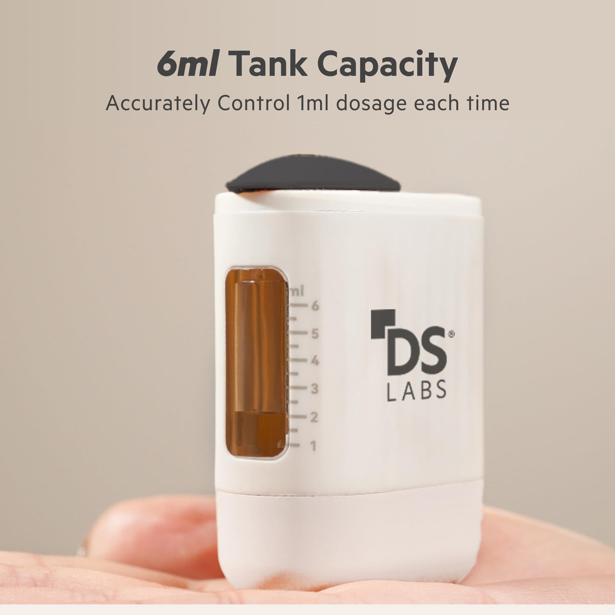DS Laboratories Scalp Activator vibration action aiding comfortable absorption.