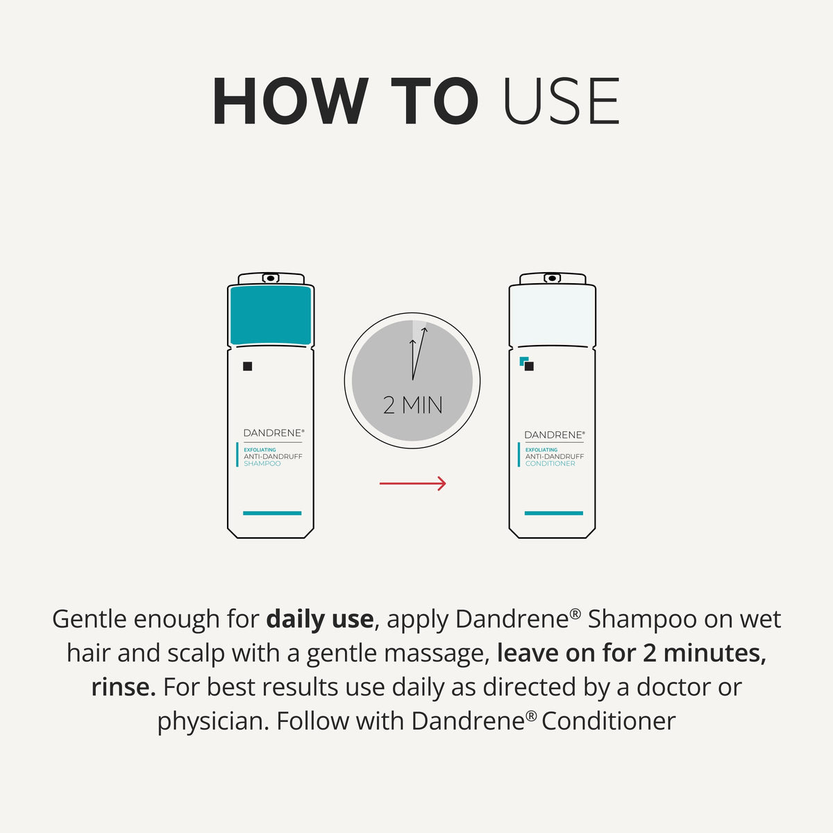 DS Labs Dandrene color-safe formula label emphasizes gentle, daily scalp care.