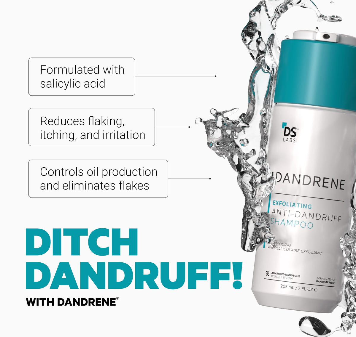 DS Labs Revita bottle close-up with professional branding