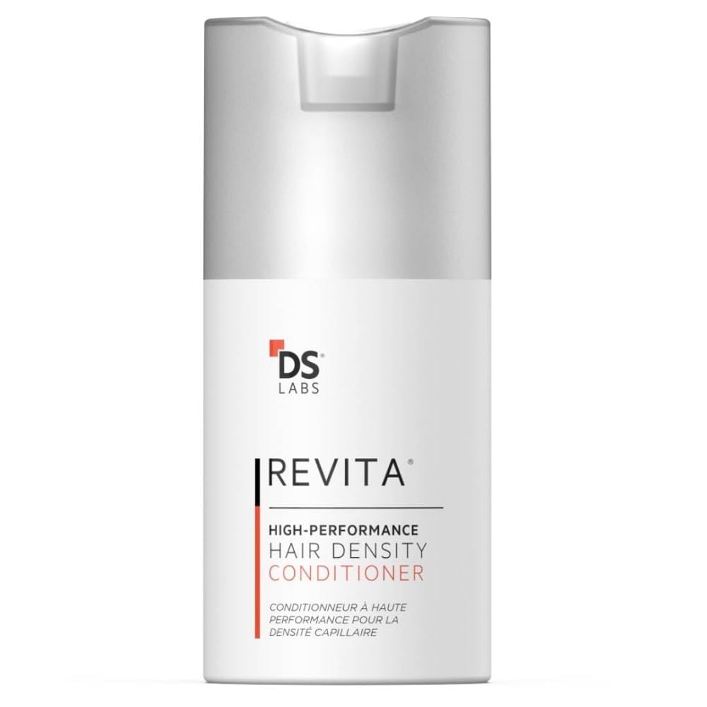 DS Laboratories Revita Conditioner bottle closeup showing lightweight scalp hydration