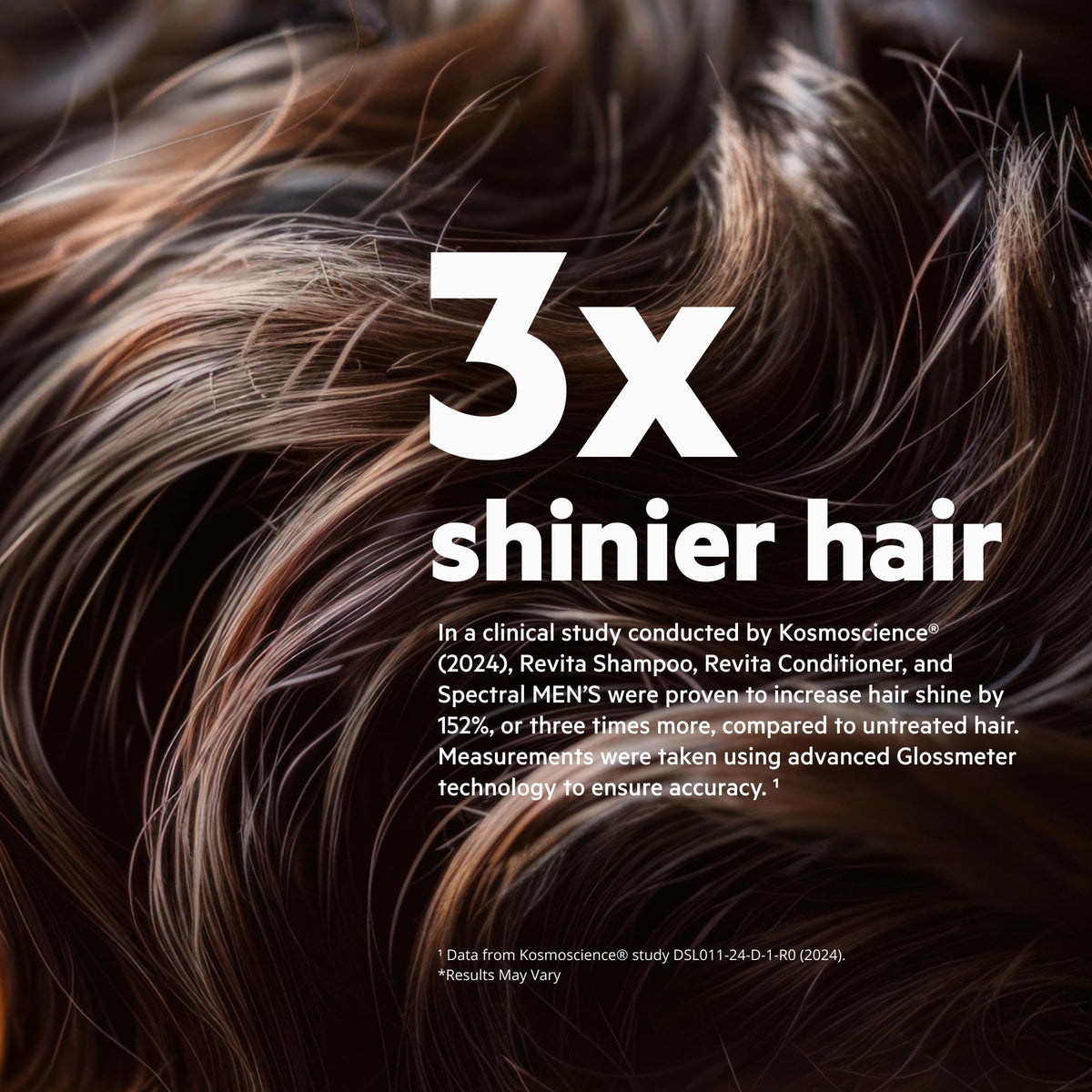 DS Laboratories Revita Conditioner demonstrates shine and natural movement