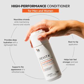 DS Laboratories Revita Conditioner scalp refresh application demonstrates easy daily use
