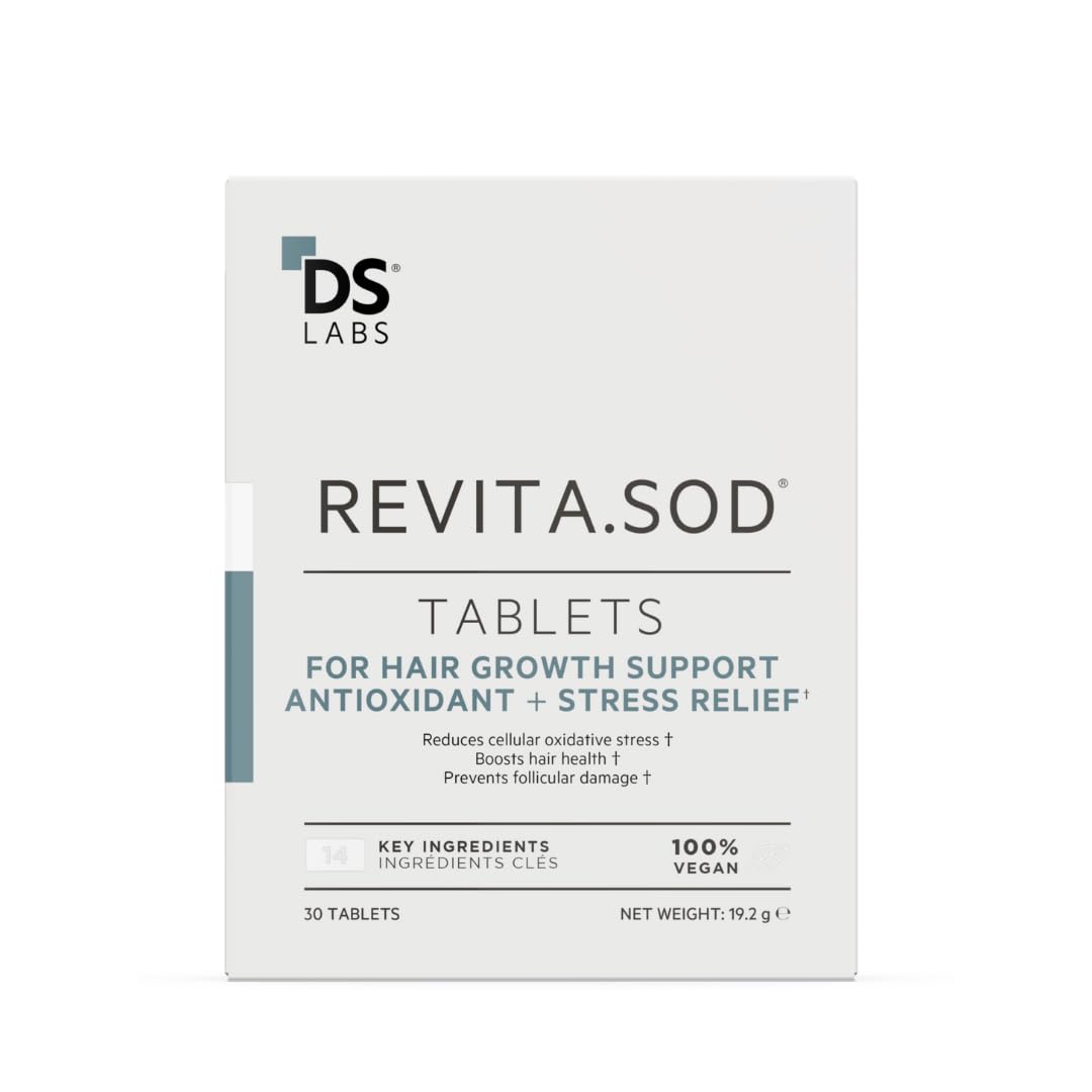 DS Labs Revita.SOD bottle front for daily hair support.