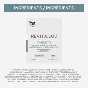 DS Labs Revita.SOD daily routine for consistent care.