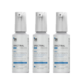 DS Laboratories Spectral.UHP bottle showing 5% Minoxidil for crown area thinning
