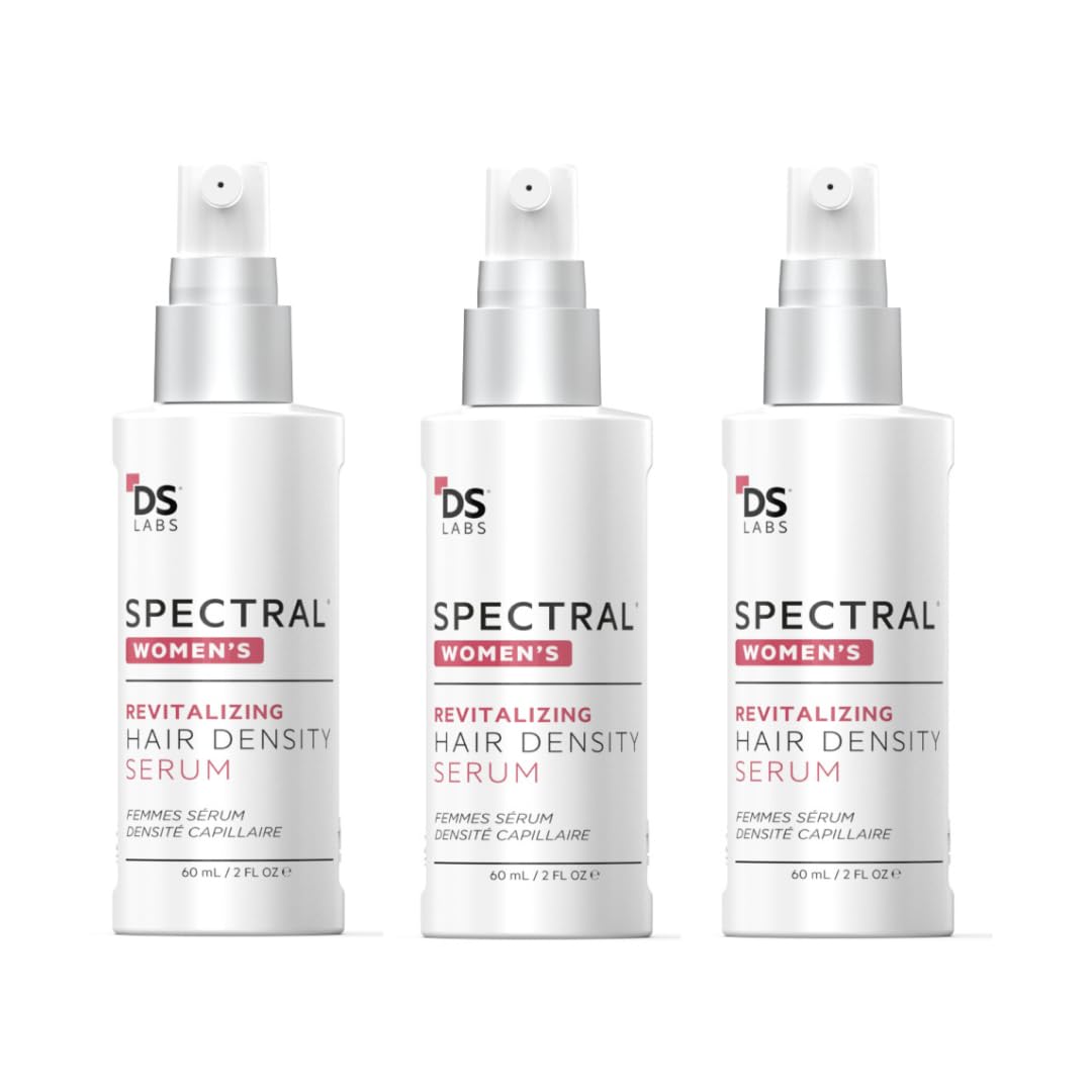 DS Laboratories Spectral Women’s Hair Density Serum bottle view highlighting a lightweight, fast-absorbing formula.