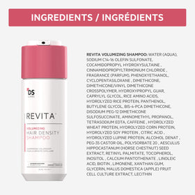 Revita color-safe badge indicates gentle care for color-treated hair.