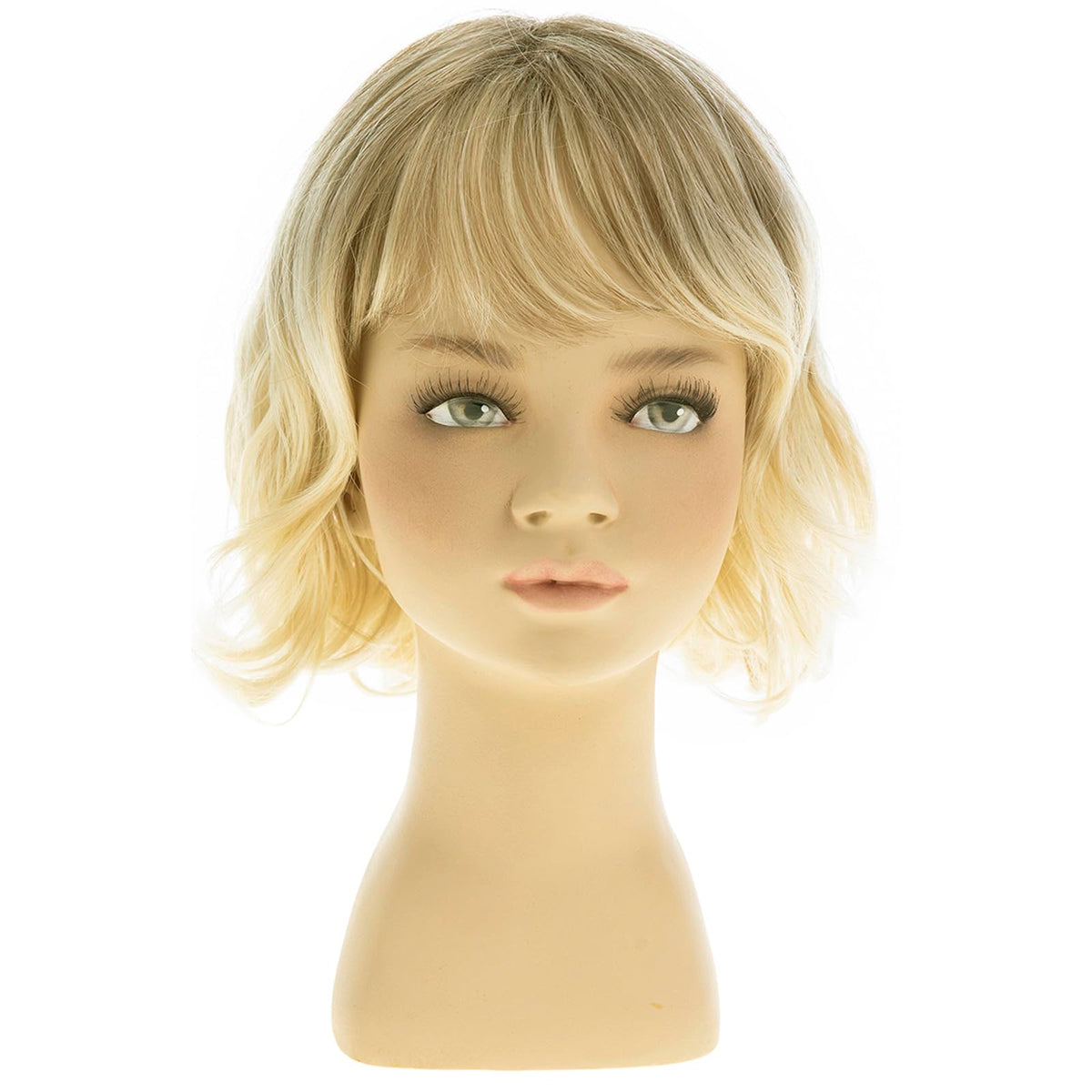 Dsimeig wig side view showcases the bob style for easy styling