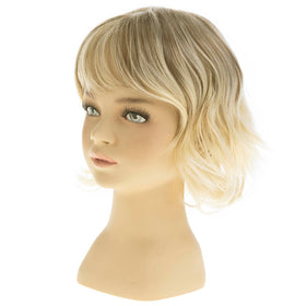 Dsimeig bob wig top view highlights adjustable cap for a comfortable fit