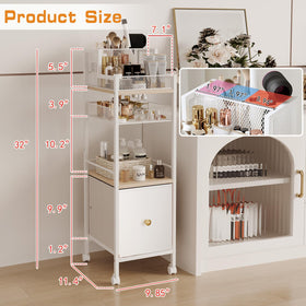 Dsmadn organizer showing drawer collection keeping bottles organized and easy to reach.