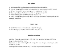 Dsoar bangs care tips to maintain softness and movement.
