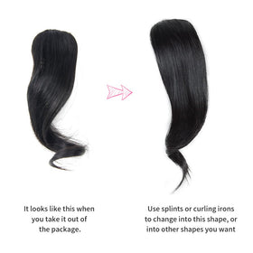 Dsoar bangs with invisible clip offer secure, discreet wear.