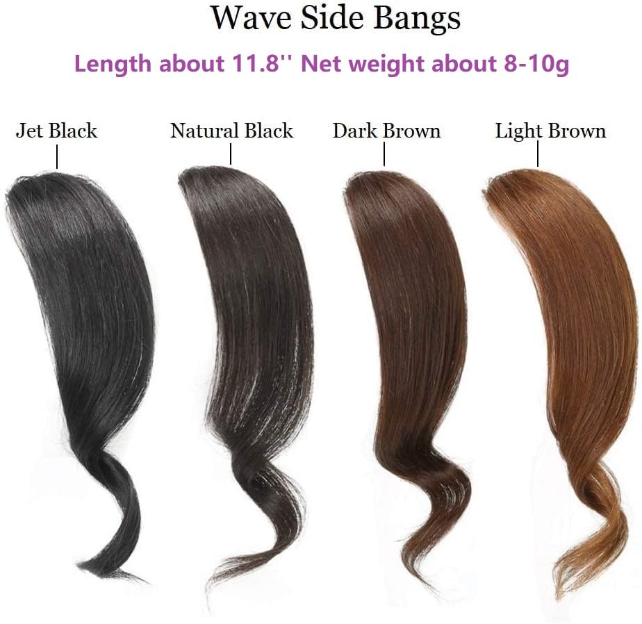 Dsoar real human hair bangs blend naturally with your hair.