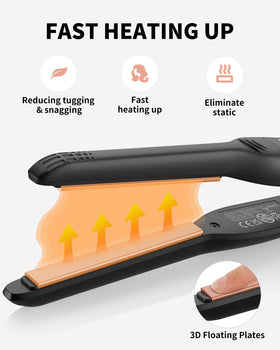 DSHOW quick-heat PTC heater delivers fast, even heat across plates.