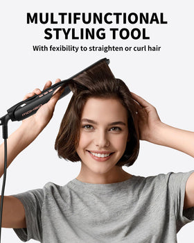 DSHOW pencil flat iron ideal for pixie cuts and bangs smoothing fringe.