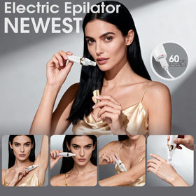 DSP epilating head close-up showing gentle precision for fine hair.