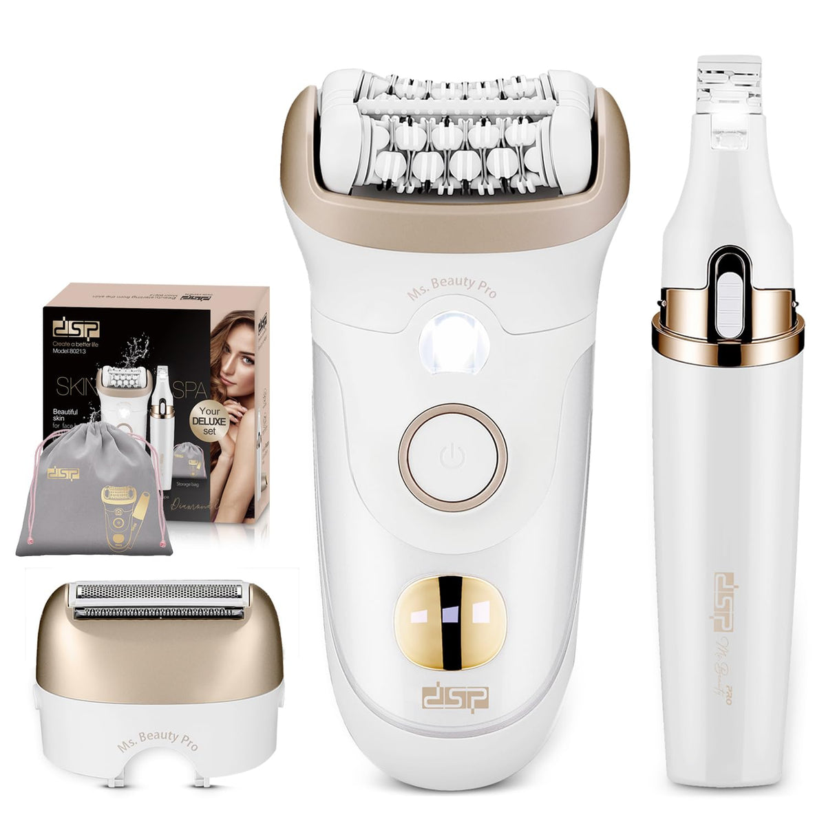 DSP 4-in-1 kit front view highlighting compact travel-friendly design.
