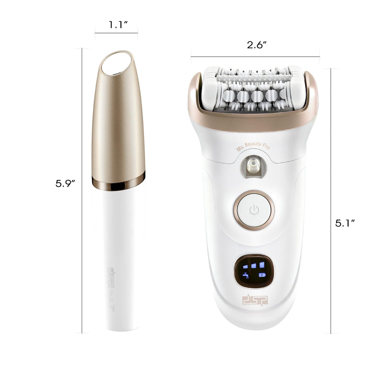 DSP 4-in-1 kit in a travel setting for on-the-go grooming.