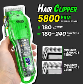 DSP Waterproof Bald Head Clipper for easy cleaning under water.