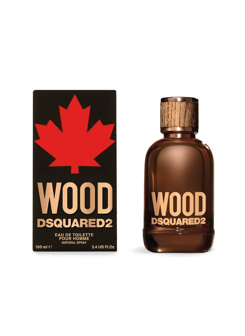 DSQUARED2 Wood Men EDT spray bottle with long-lasting woody aroma for daily wear