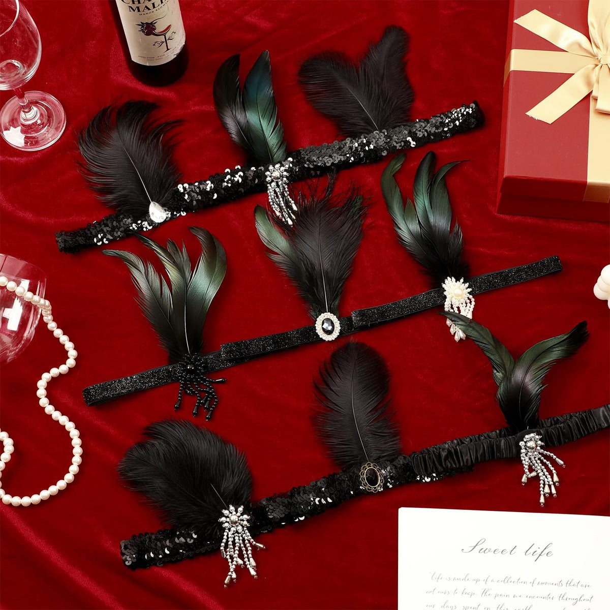 DTOFOOT care and storage tips help maintain feather headbands' shine